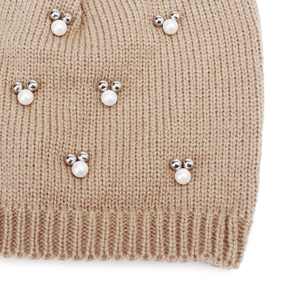 Women-Warm-Pearl-Deco-Knitted-Hat-Knit-Beanie-Cap-1406400