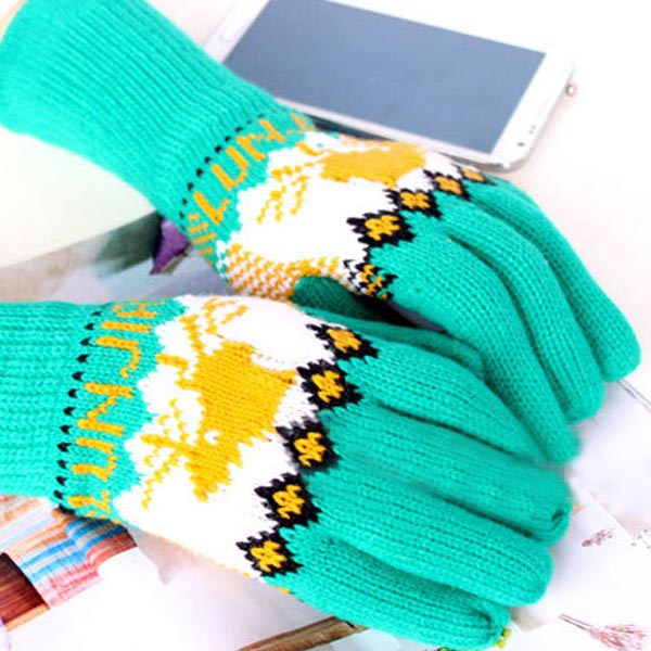 Women-Warm-Printed-Knitted-Five-Finger-Gloves-954896