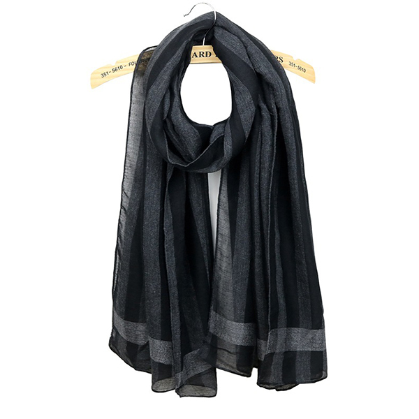 Women-Warm-Stripes-Cotton-Shawl-Travel-Leisure-Big-Size-Square-Scarf-1188662