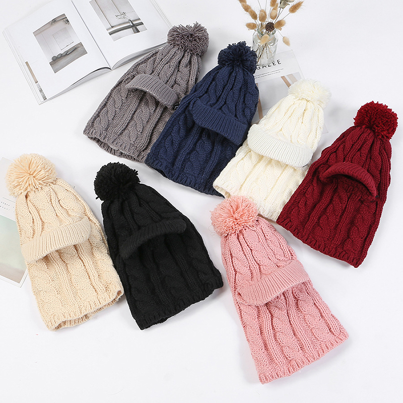 Women-Winter-Outdoor-Warm-Headpiece-Multifunction-Knitted-Hat-Face-Mask-Knit-Cap-1365909