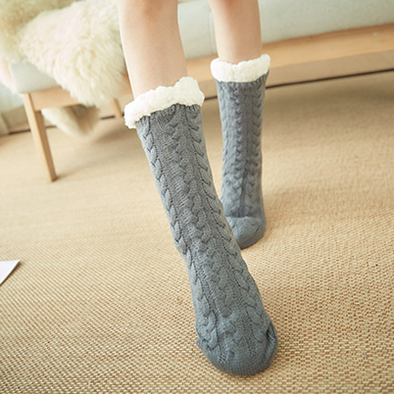 Women-Winter-Thickening-Warm-Casual-Socks-Non-Slip-Silicone-Middle-Tube-Socks-1376957