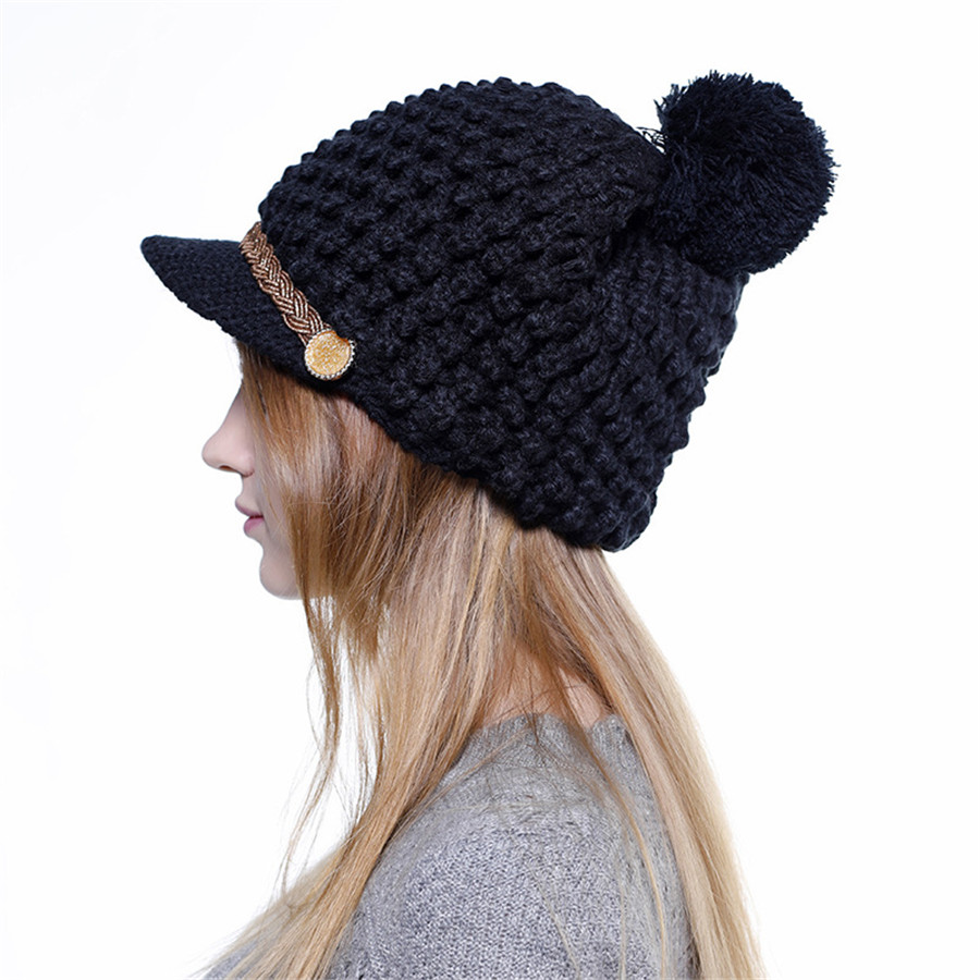 Women-Winter-Vintage-Earmuffs-Knit-Beanie-Caps-Outdoor-Thicken-Ski-Skullcap-1330432