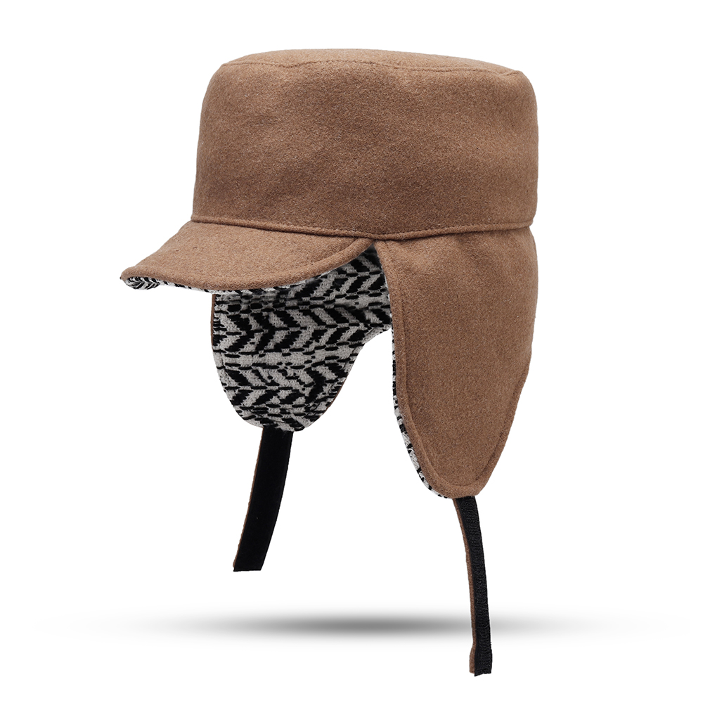 Women-Woolen-Ear-Flaps-Trapper-Hat-Outdoor-Cycling-Casual-Windproof-Cap-1386081