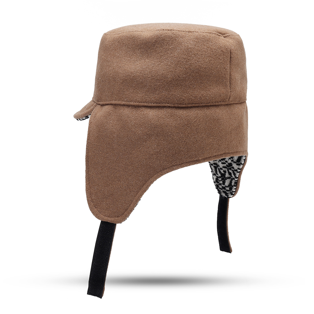 Women-Woolen-Ear-Flaps-Trapper-Hat-Outdoor-Cycling-Casual-Windproof-Cap-1386081