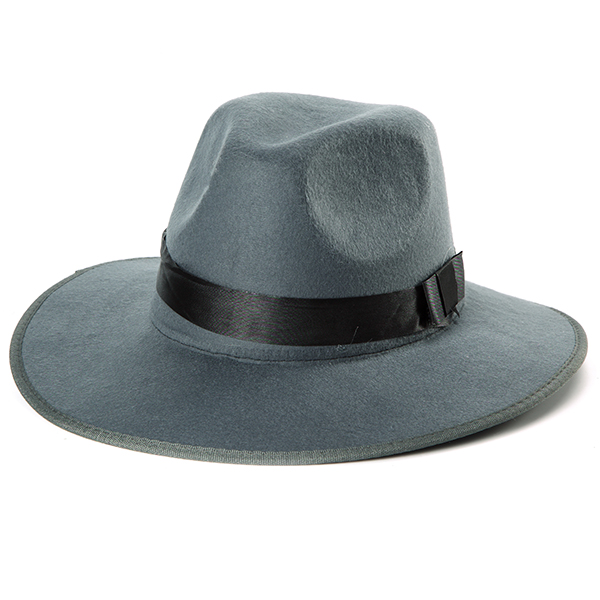 Women-ladies-Cotton-Blend-Jazz-Felt-Fedora-Cap-Wide-Brim-Bowler-Trilby-Panama-Hat-1065256