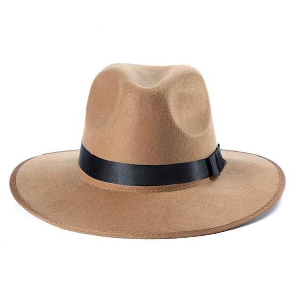 Women-ladies-Cotton-Blend-Jazz-Felt-Fedora-Cap-Wide-Brim-Bowler-Trilby-Panama-Hat-1065256