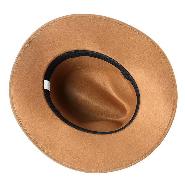 Women-ladies-Cotton-Blend-Jazz-Felt-Fedora-Cap-Wide-Brim-Bowler-Trilby-Panama-Hat-1065256