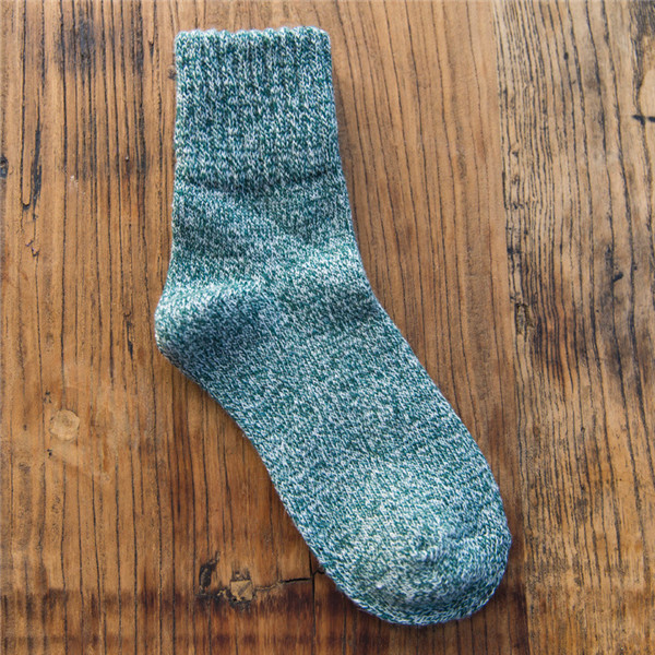 Women-s-Plain-Breathable-Deodorization-Knit-Wool-Cozy-Crew-Socks-Combed-Cotton-Sock-1227818