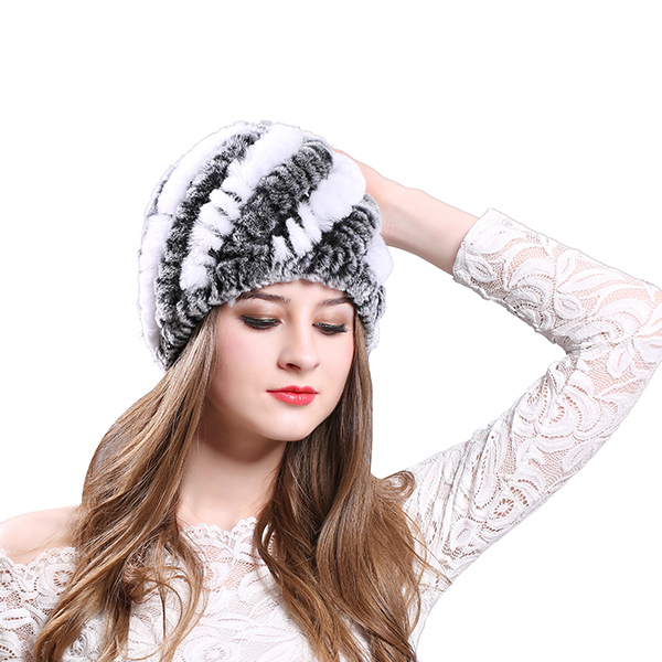 Womens-Classic-Rex-Rabbit-Fur-Beanie-Hats-Winter-Warm-Stripe-Head-Hooded-Hat-1236248
