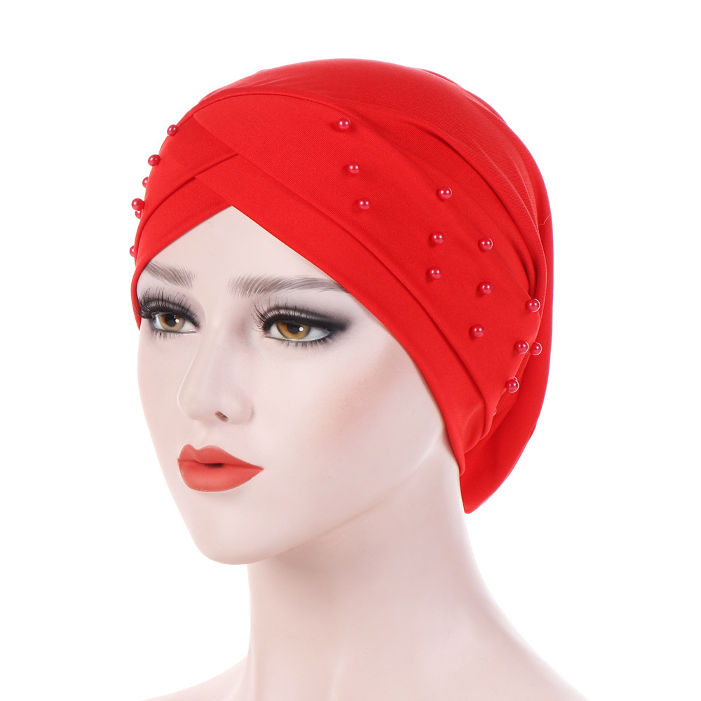 Womens-Good-Elastic-Polyester-Earmuffs-Chemo-Caps-Cross-Breathable-Turban-Hat-1344804
