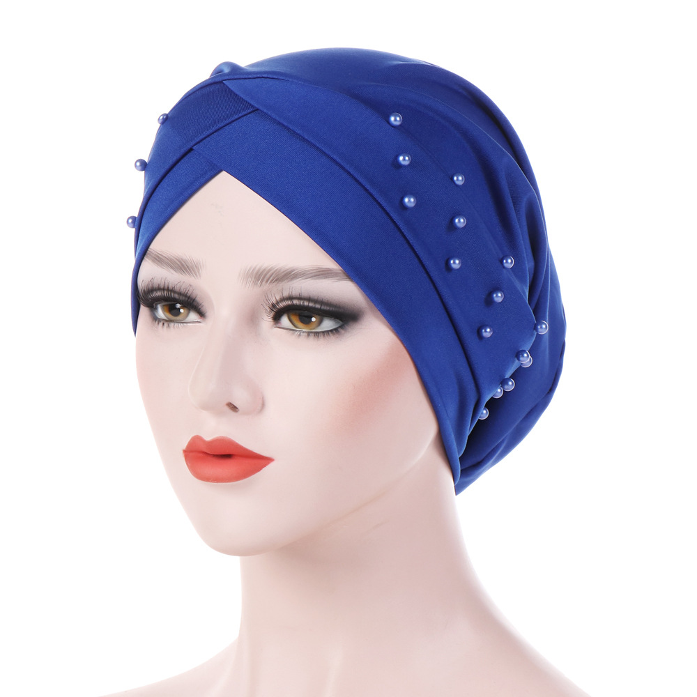 Womens-Good-Elastic-Polyester-Earmuffs-Chemo-Caps-Cross-Breathable-Turban-Hat-1344804