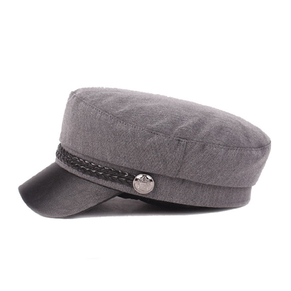 Womens-Leather-Jacket-Navy-Cap-Flat-Hats-Retro-Military-Cap-1527074