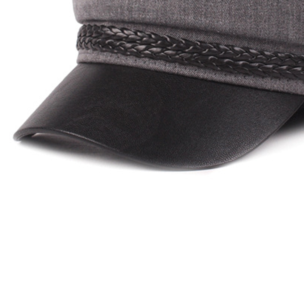 Womens-Leather-Jacket-Navy-Cap-Flat-Hats-Retro-Military-Cap-1527074