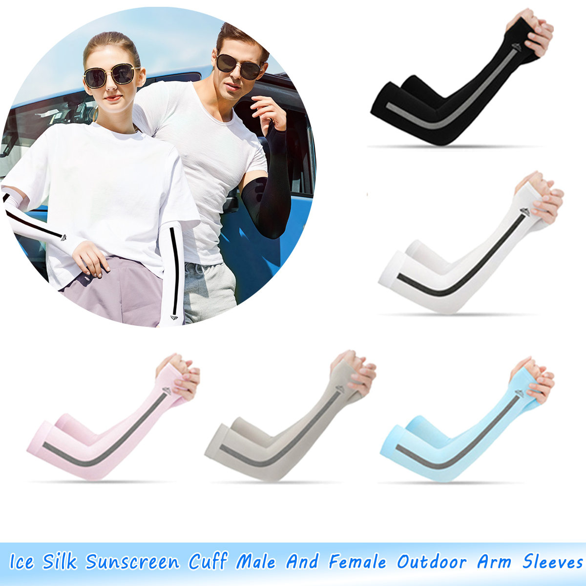Womens-Mens-Sun-Proof-Gloves-Solid-Color-Ice-Silk-Gloves-Accessory-Arm-Sleeves-1532960
