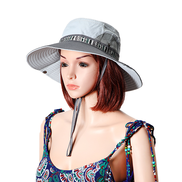 Womens-Summer-Breathable-Fisherman-Hat-Outdoor-Quick-dry-Foldable-Sunshade-Bucket-Hat-1172870