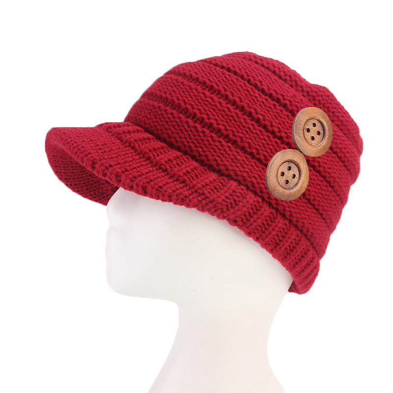 Womens-Winter-Warm-Knitted-Beanie-Caps-Cotton-Earmuffs-Stretch-Brimless-Hat-1357409