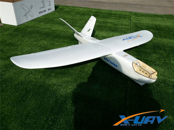 X-uav-Mini-Talon-EPO-1300mm-Wingspan-V-tail-FPV-Plane-Aircraft-Kit-983331