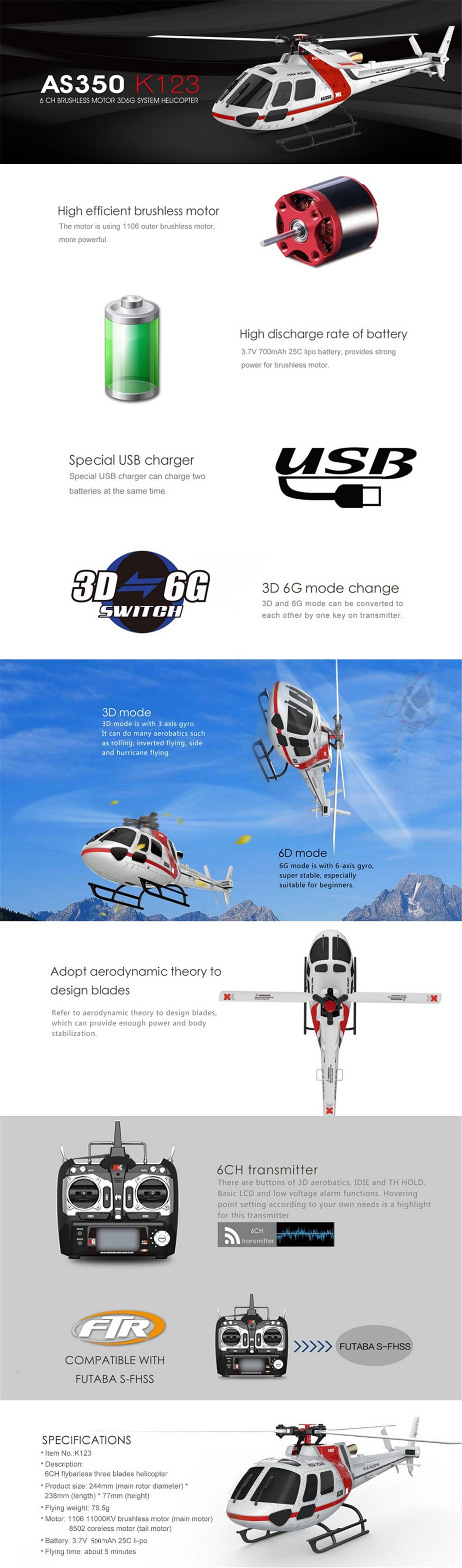 XK-K123-6CH-Brushless-3D6G-System-AS350-Scale-RC-Helicopter-Compatible-with-FUTAB-A-S-FHSS-4PCS-37V--1497450