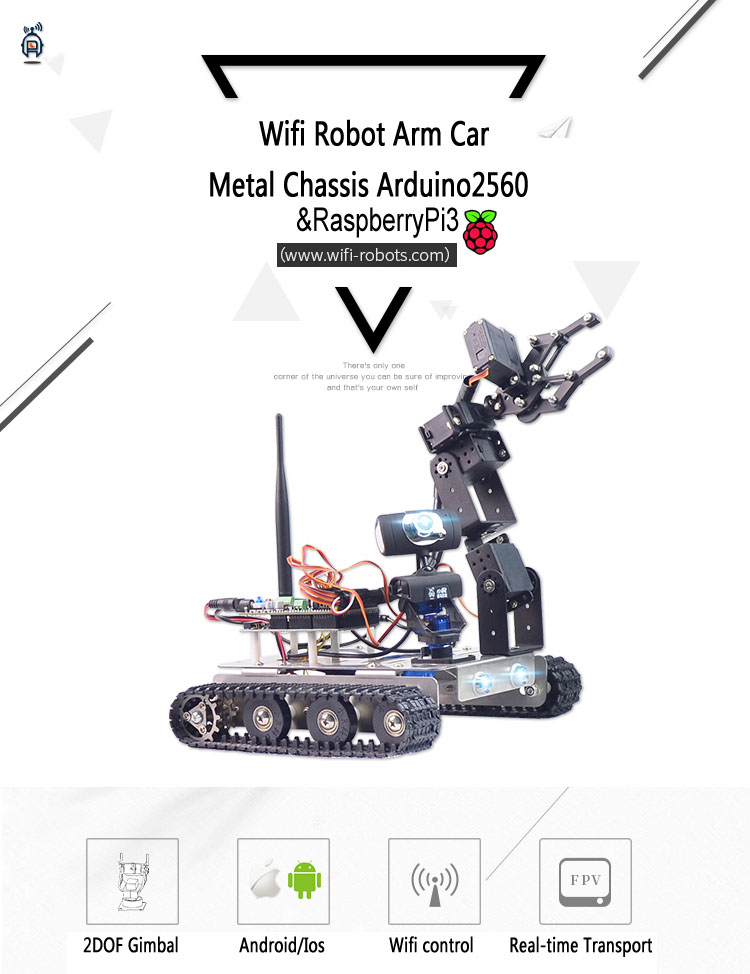 Xiao-R-GFS-DIY-Wifi-Robot-Arm-Car-Metal-Chassis-Arduino2560-RaspberryPi-3B-Board-1249958
