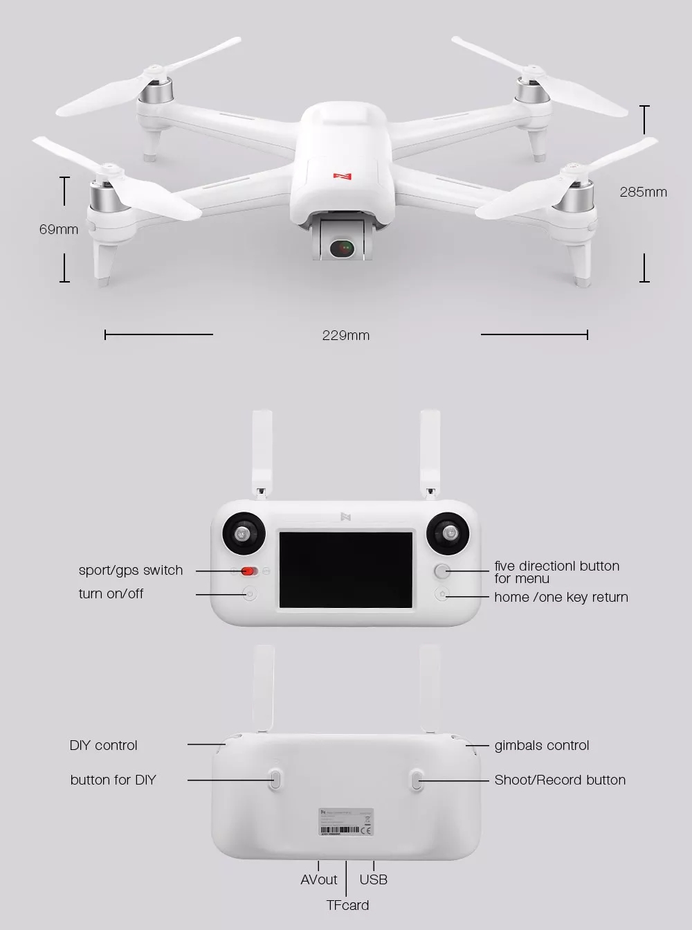 Xiaomi-FIMI-A3-58G-1KM-FPV-With-2-Aixs-Gimbal-1080P-Camera-Two-Battery-GPS-RC-Drone-Quadcopter-RTF-1528821
