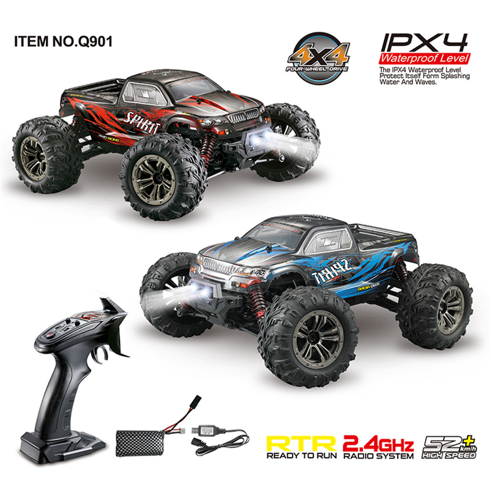Xinlehong-Q901-116-24G-4WD-52kmh-Brushless-Proportional-control-Rc-Car-with-LED-Light-RTR-Toys-1445869