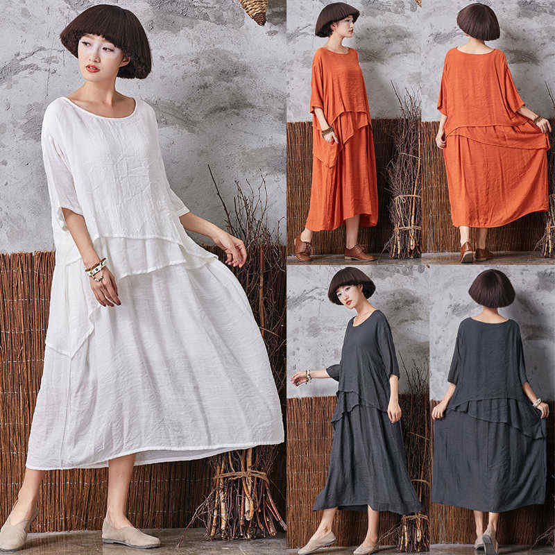 Elegant-Women-Asymmetrical-Hem-Half-Sleeve-Dresses-1192831