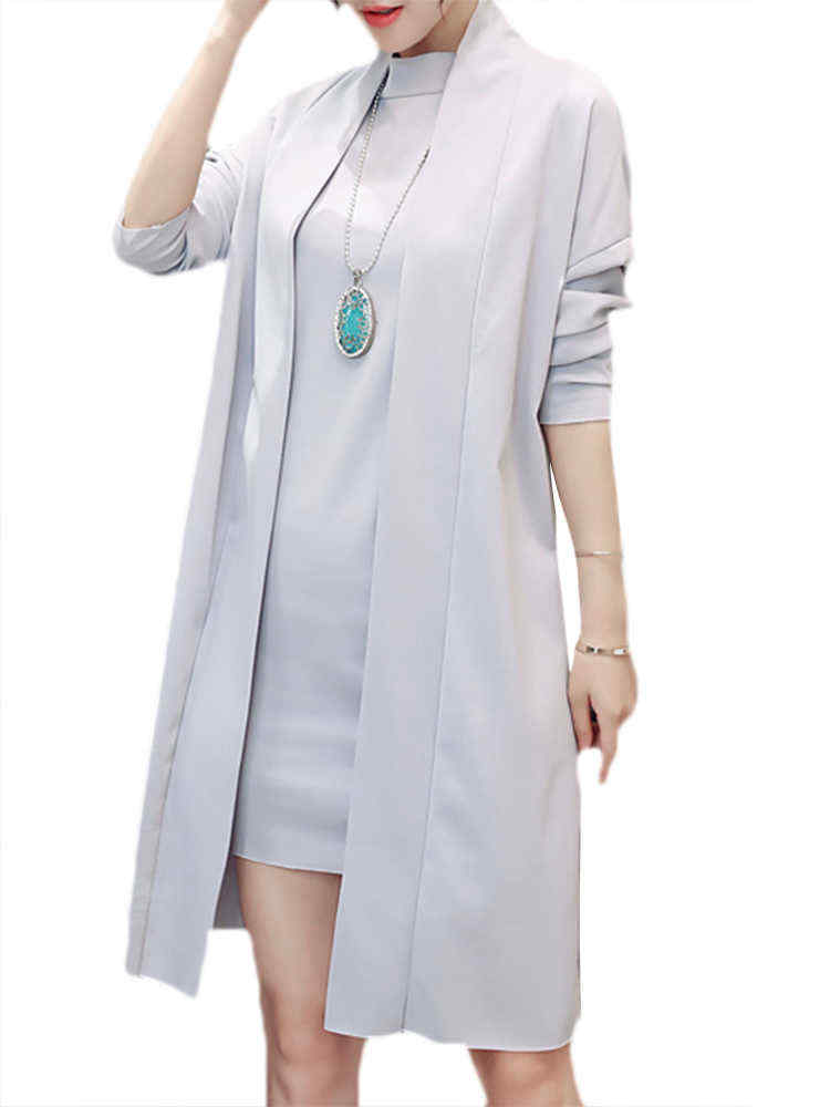 Elegant-Women-Slim-Two-piece-Outfits-Batwing-Sleeve-Long-Sleeve-Dresses-1191536