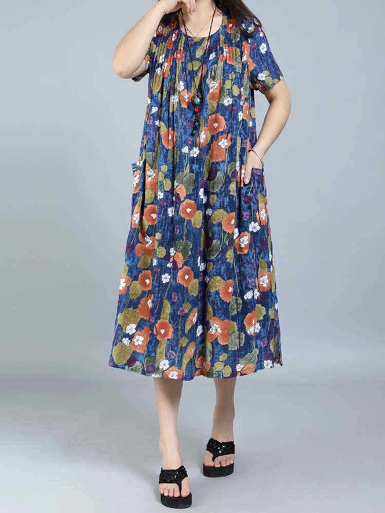 Plus-Size-Floral-Printed-Loose-Dresses-Short-Sleeve-Ruffled-Pockets-Casual-Dress-for-Women-1157819