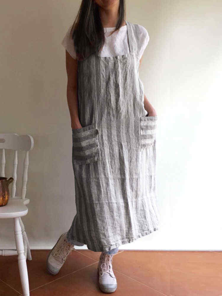 S-5XL-Japanese-Style-Stripe-Cotton-Pinafore-Aprons-Dress-with-Pockets-1385275