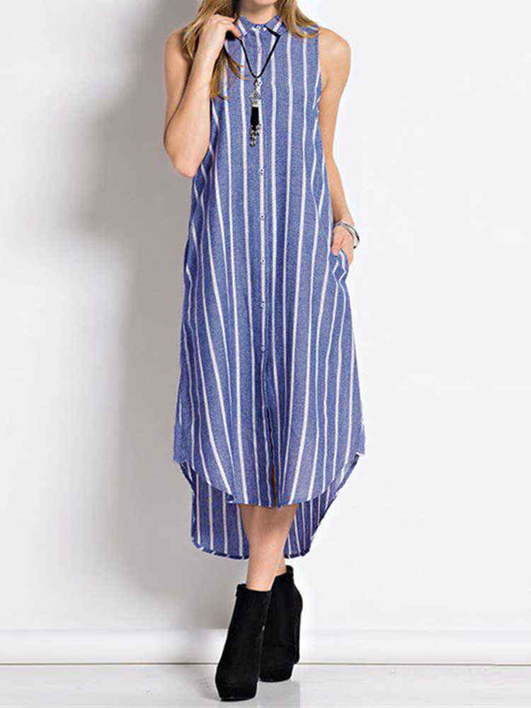 Stripe-Lapel-Sleeveless-Button-Down-Front-Women-Dress-with-Pockets-1467013