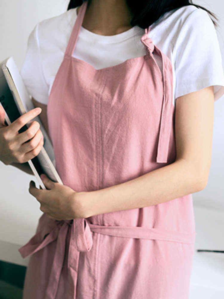 Vintage-Women-Japanese-Cotton-Linen-Solid-Color-Pleated-Long-Aprons-Dress-1364353