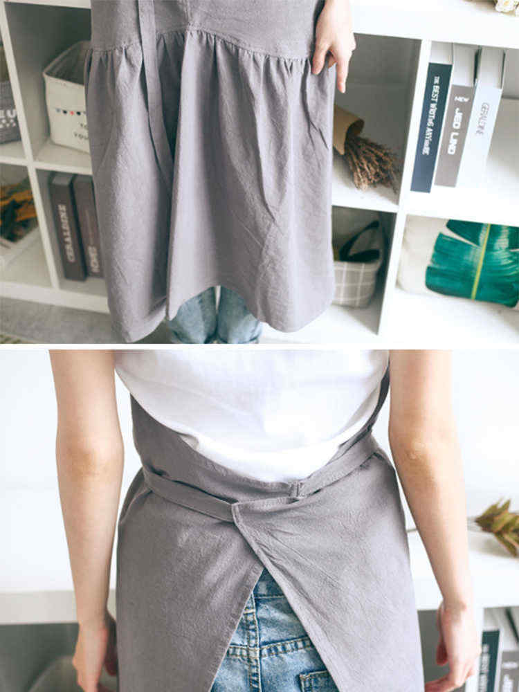 Vintage-Women-Japanese-Cotton-Linen-Solid-Color-Pleated-Long-Aprons-Dress-1364353