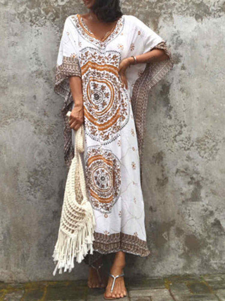 Women-Ethnic-Print-Bohemian-Loose-Beach-Long-Dress-1380082