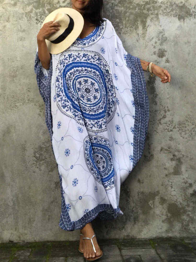 Women-Ethnic-Print-Bohemian-Loose-Beach-Long-Dress-1380082