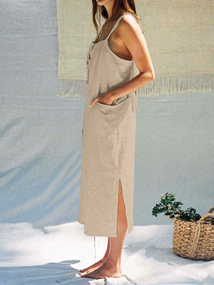 Women-Holiday-Sleeveless-Beach-Long-Dress-with-Pockets-1460913