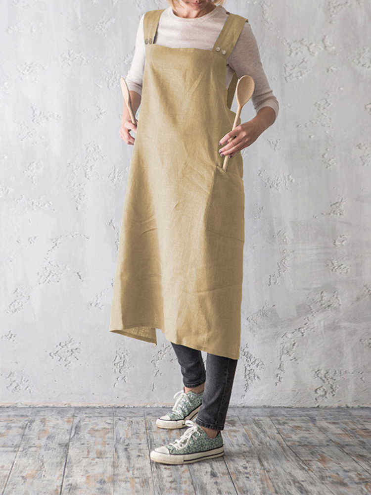 Women-Vintage-Japanese-Style-Cotton-Aprons-Dress-with-Pocket-1385307