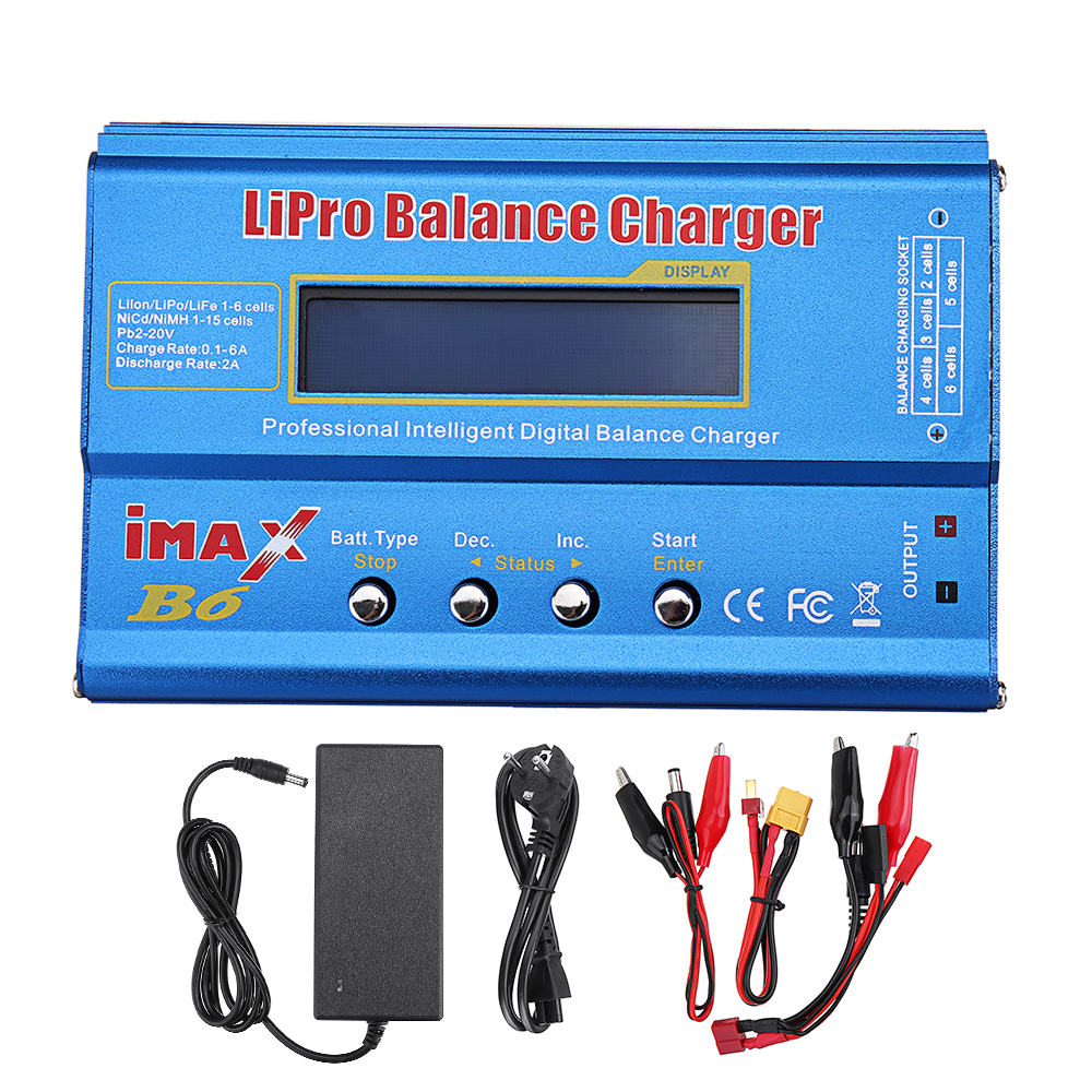 iMAX-B6-80W-6A-Lipo-Battery-Balance-Charger-Discharger-XT60-Output-with-Power-Supply-Adapter-1476732