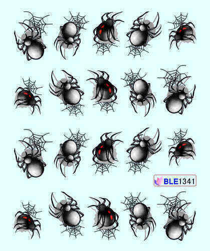 1-Sheet-Spider-Nail-Art-Sticker-Halloween-Style-Water-Transfer-Manicure-Decoration-Nails-Wraps-1201062