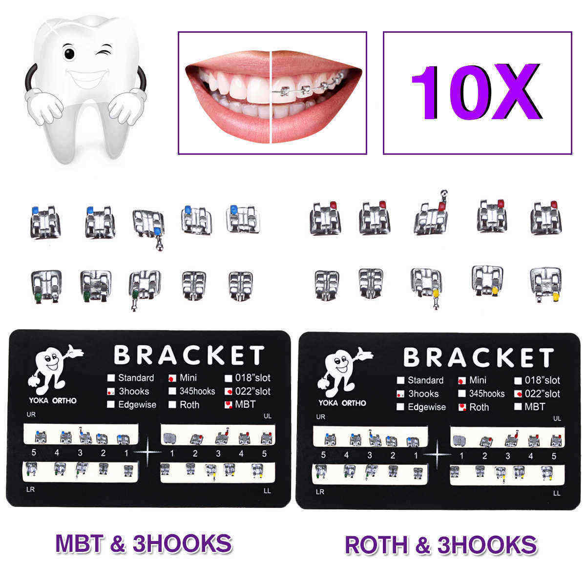10-Pack-Dental-Orthodontic-Equipment-Metal-Mesh-Bottom-Bracket-Overall-Casting-Tools-1523061