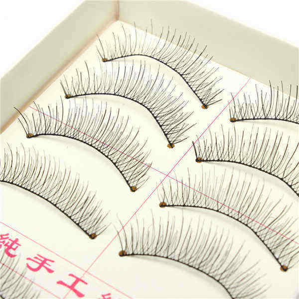 10-Pairs-Black-Handmade-False-Eyelashes-Cluster-Natural-Long-Eyelashes-1179277