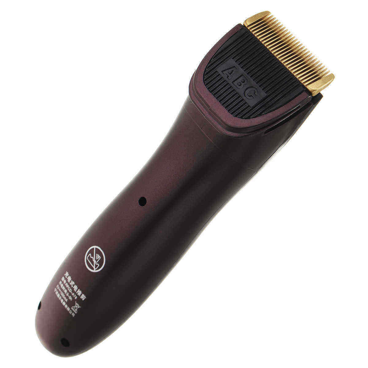 100V-240V-Electric-Hair-Clipper-Gold-Black-Charging-LCD-Display-Hair-Trimmer-With-Comb-1272013