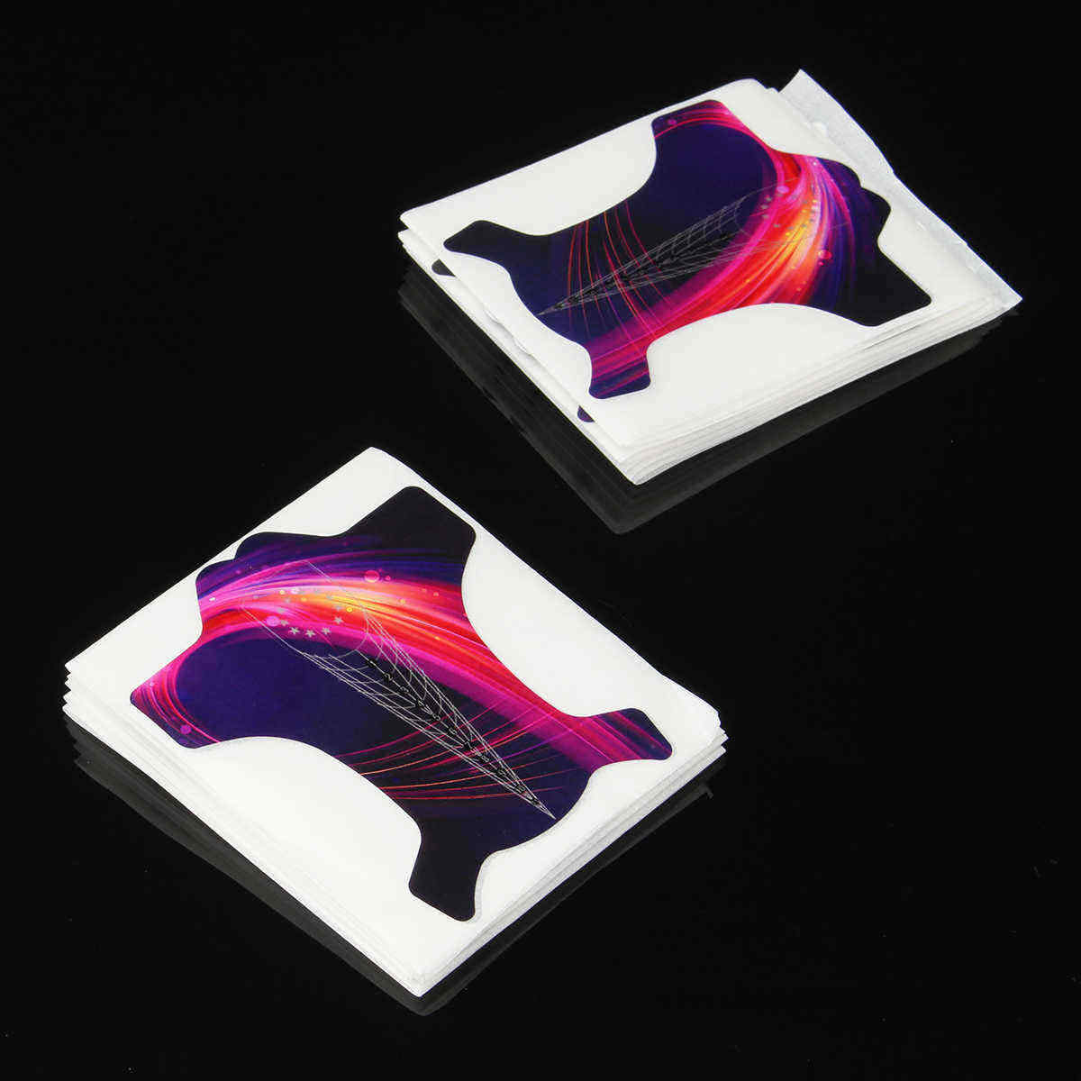 100pcs-Nail-Art-Forms-Acrylic-UV-Gel-Extension-Guide-Stickers-1149780