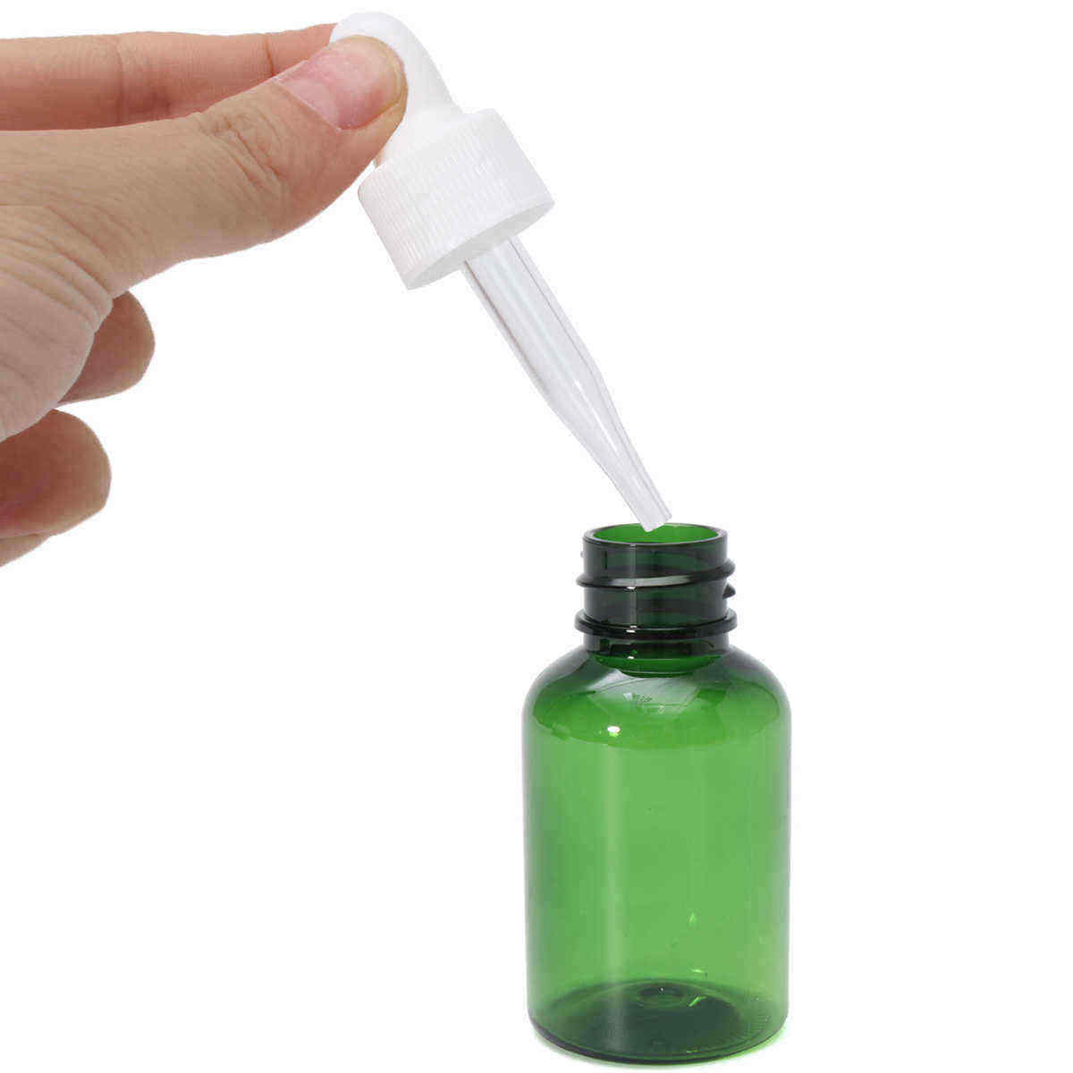 10pcs-Empty-Green-Plastic-Refillable-Bottles-Dropper-Essence-Essential-Oil-Liquid-Container-35ml-1205624