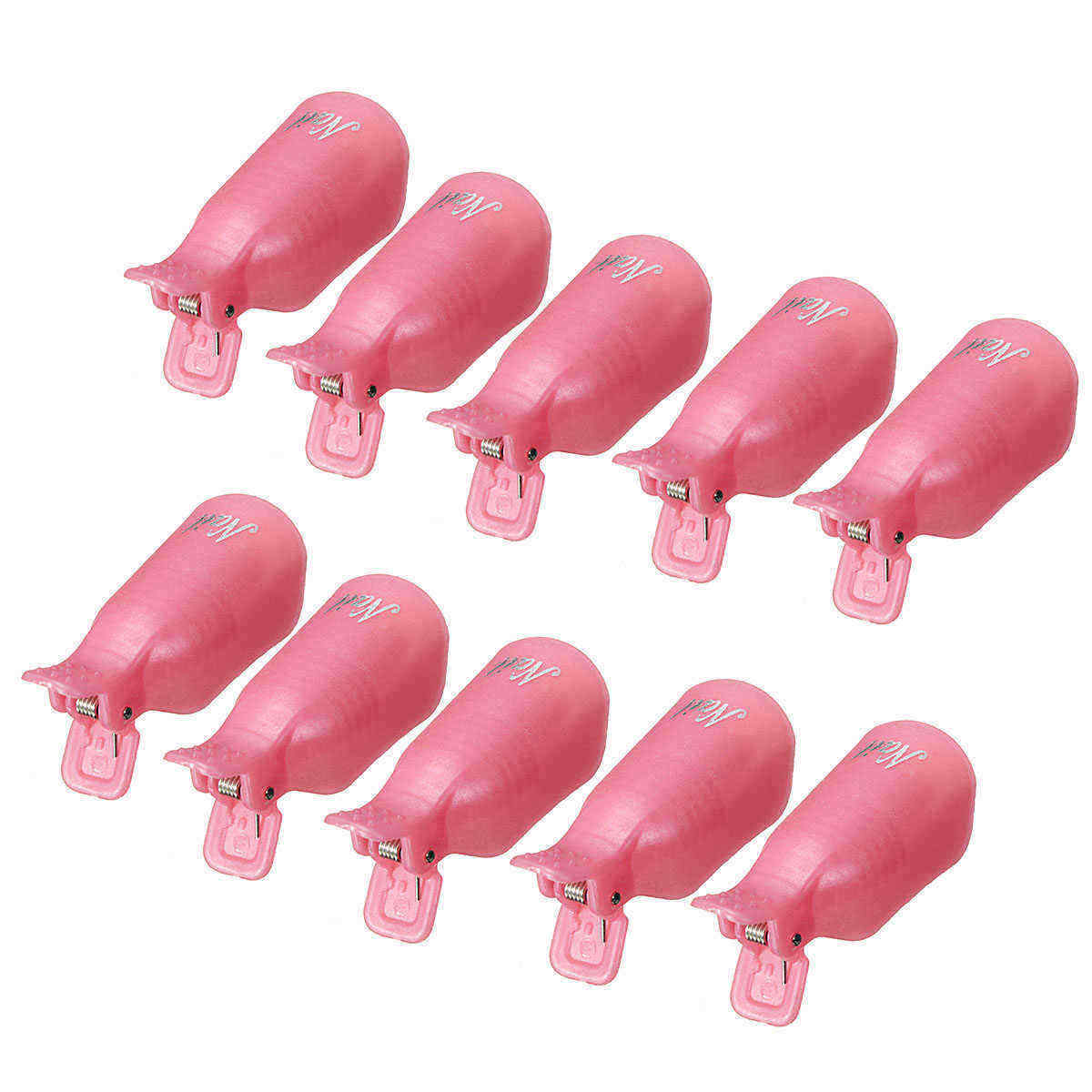 10pcs-UV-Gel-Polish-Remover-Clips-Caps-Nail-Cleaner-Manicure-Tools-1107636