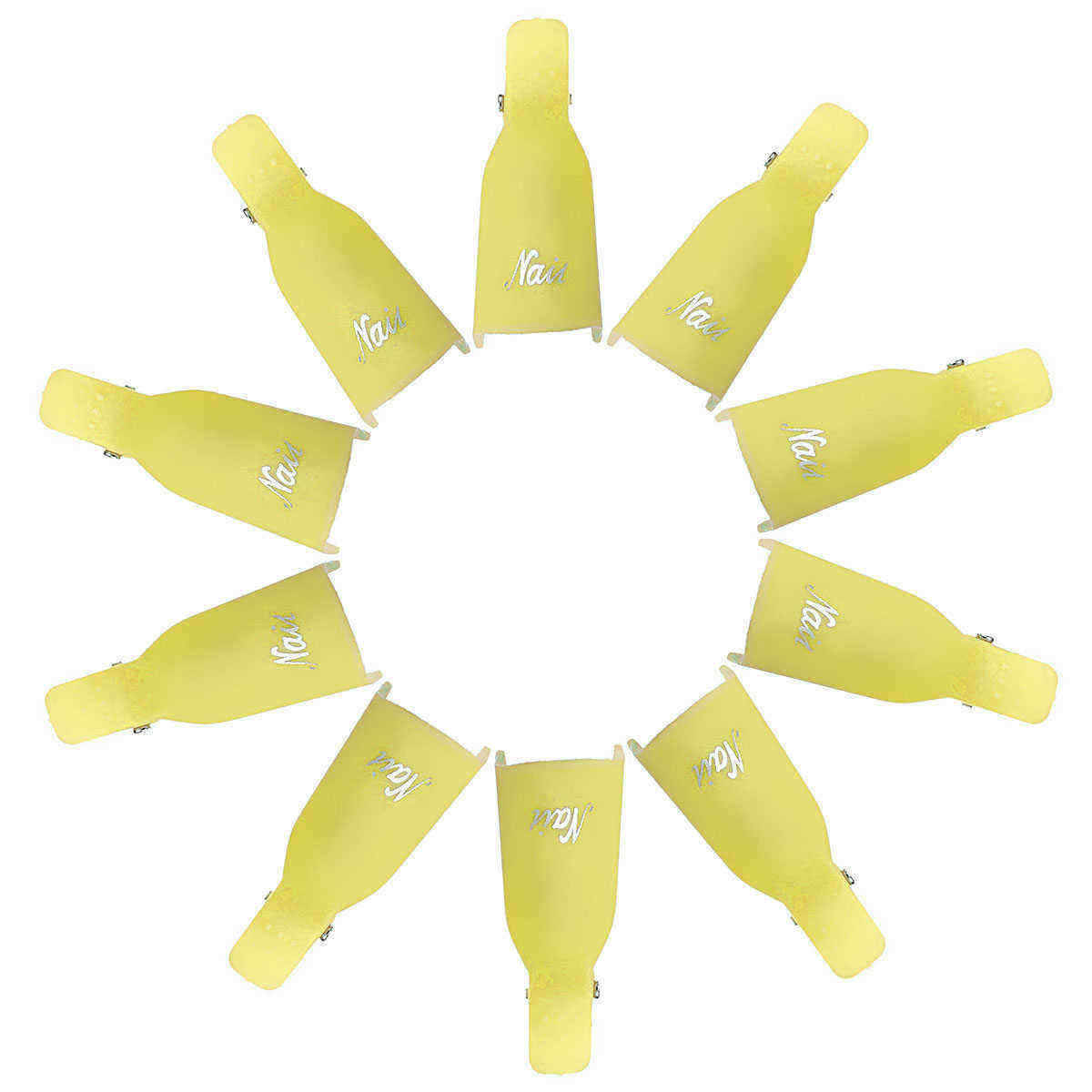 10pcs-UV-Gel-Polish-Remover-Clips-Caps-Nail-Cleaner-Manicure-Tools-1107636