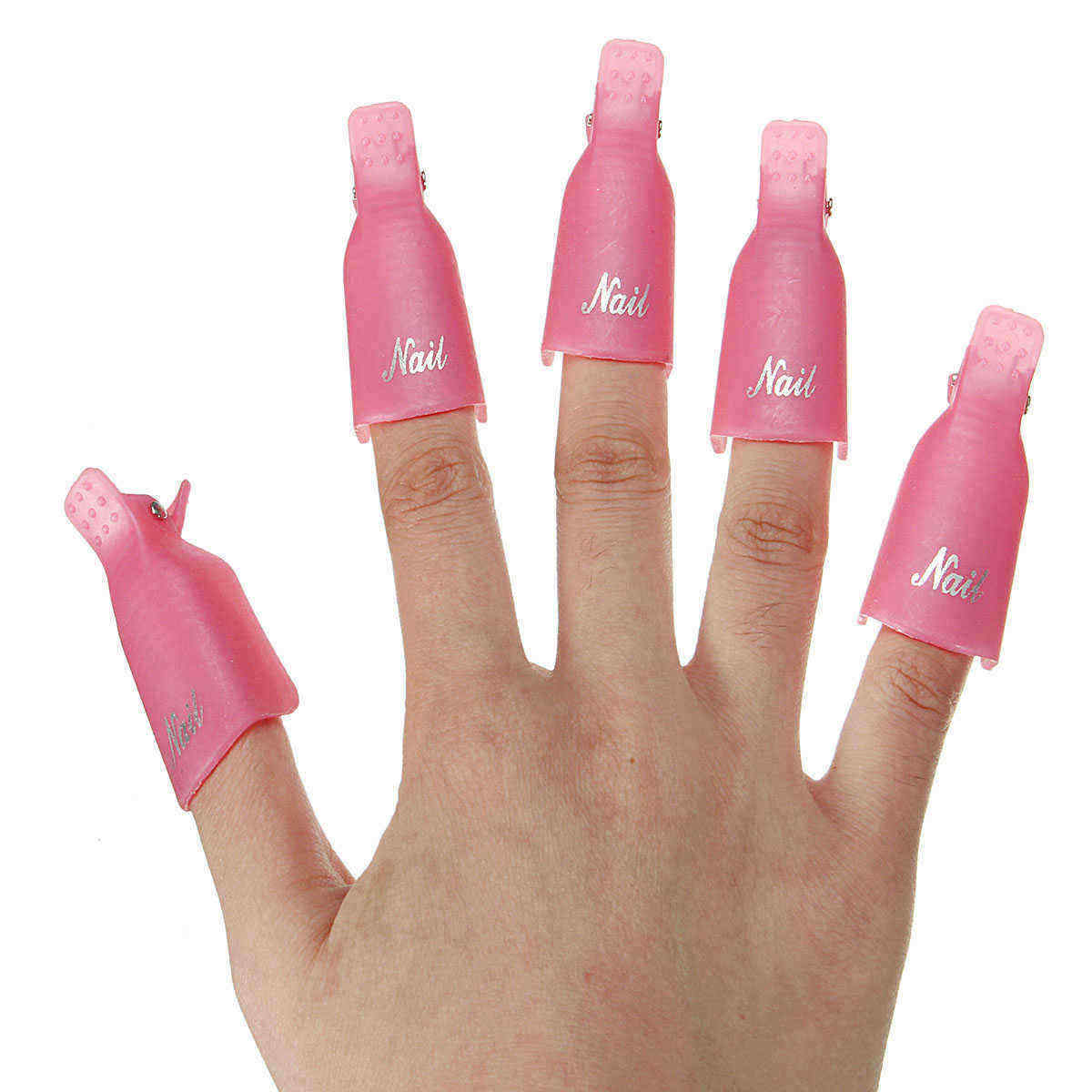 10pcs-UV-Gel-Polish-Remover-Clips-Caps-Nail-Cleaner-Manicure-Tools-1107636