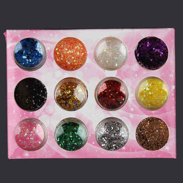 12-colors-Hexagon-Glitter-powder1mm-Set-for-3D-nail-Art-8602