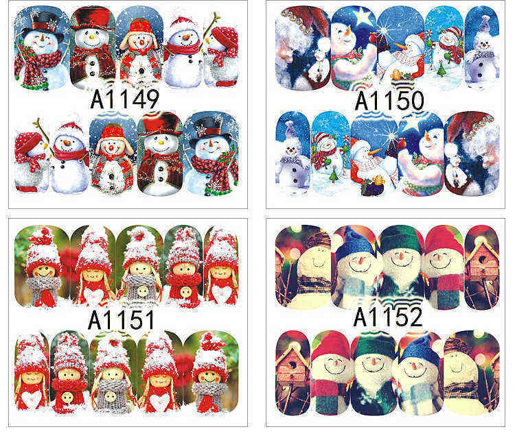 12-sheets-Christmas-Style-Nail-Art-Decoration-Sticker-Snowman-Elk-Water-Transfer-Decal-1209368