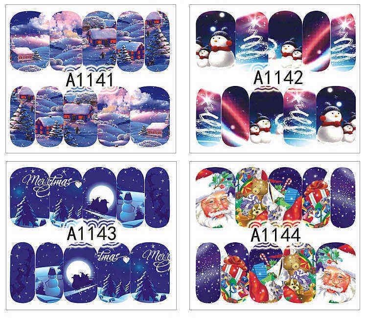 12-sheets-Christmas-Style-Nail-Art-Decoration-Sticker-Snowman-Elk-Water-Transfer-Decal-1209368