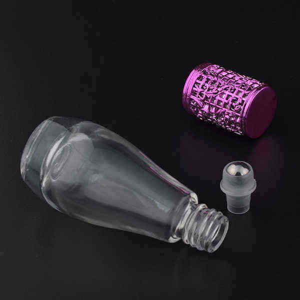 12ml-Empty-Perfume-Bottle-Metal-Roller-Ball-Glass-Bowling-Shape-Bottles-Refillable-Container-1265224